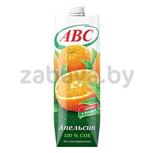 Сок ABC апельсиновый, 1 л
