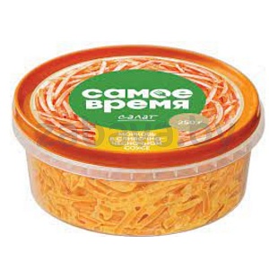 Салат «Самое время» «Морковь в сливочно-чесночном соусе», 250 г