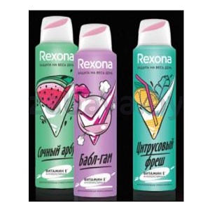 Антиперсперант-аэрозоль Rexona 150 мл, в ассортименте