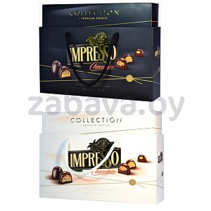 Подарочный набор конфет Impresso Premium, белый или черный, 424 г