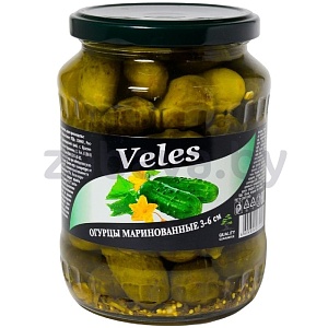 Огурцы маринов. Veles, целые 6-9 см, 700 г
