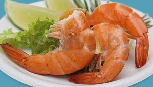 Креветки аргентинские Vici, красные, в панцире, б/г, с/м, 41/50, 1 кг