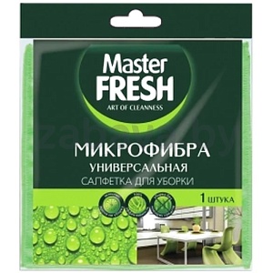 Салфетка для уборки Master Fresh, микрофибра, 1 шт.