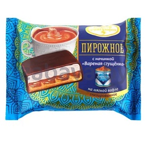 Пирожное «Рецепты лучших кофеен», вар. сгущенка, 16%, 100 г