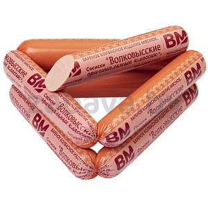 Сосиски «Волковысские оригинальные классик», в/с, 1 кг
