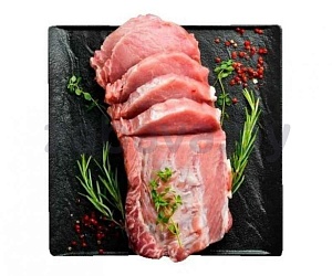 Полуфабрикат мясной, крупнокусковой бескостный из свинины, 1 кг
