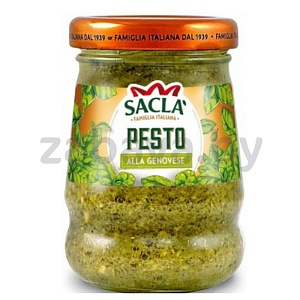Соус песто Sacla Genovese с базиликом, 90 г