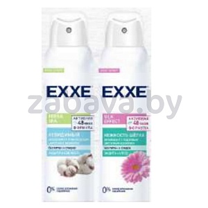 Женский дезодорант-аэрозоль Exxe, невидимый/нежность шелка, 150 мл