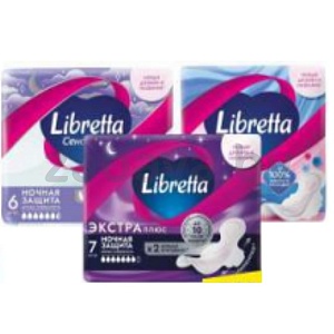 Прокладки Libretta, в ассорт.