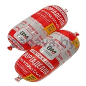 Колбаса «Мортаделла Волковысская», вар., в/с, 550 г, «Волковысский» МК