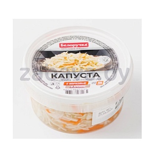 Капуста квашеная «Белоручка», с морковью и хреном, 500 г