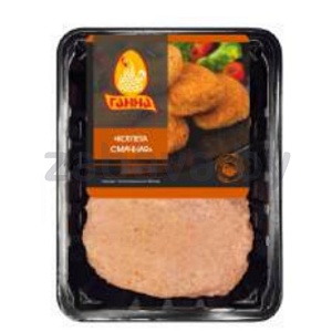 Котлета «Ганна» «Смачная», из мяса цыпленка-бройлера, охл., п/ф, 1 кг