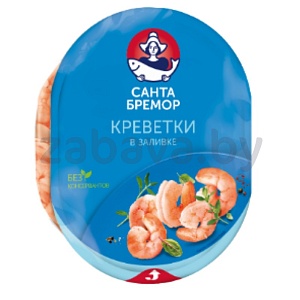 Мясо креветки в заливке «Санта Бремор», 180 г