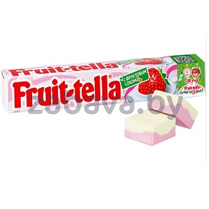 Жев. конфета Fruittella, клубничный йогурт или кисломикс , 41 г