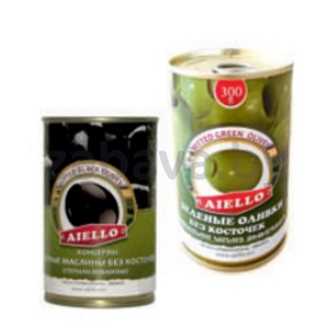 Оливки/маслины Aiello, б/к, 300 г