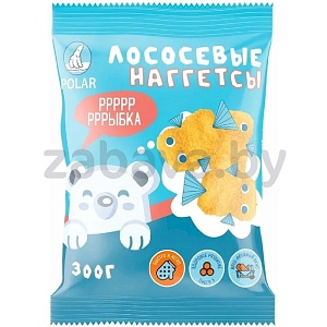 Наггетсы рыбные Polar, из фарша лосось, в панировке, 300 г