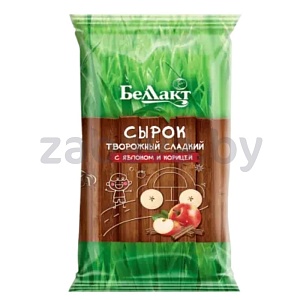 Сырок «Беллакт», яблоко-корица, 100 г