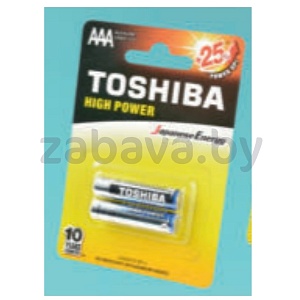 Батарейки Toshiba, AA/AAA, 2 шт.