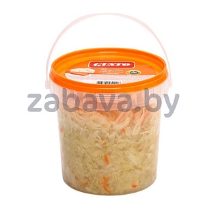 Капуста квашеная Gusto, с морковью, 800 г