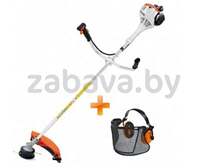Бензиновый триммер Stihl FS 55 + оснащение для защиты лица и слуха Stihl