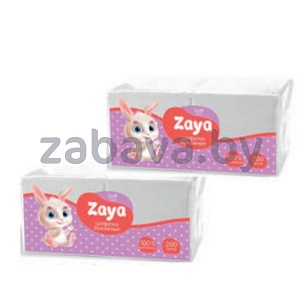 Салфетки бумажные Zaya, 200 шт.