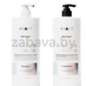 Шампунь/бальзам для волос Mixit, Collagen & Biotin, 1 л 