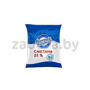 Сметана «Минская марка», 25%, 400 г