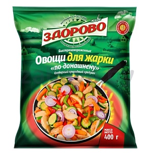 Овощи для жарки «Живи здорово» «По-домашнему», 400 г