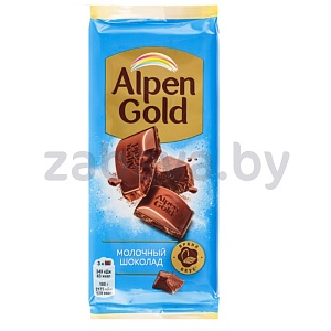 Шоколад Alpen Gold, 80 г, в ассорт.