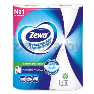 Бумажные полотенца Zewa, 2 сл., 2 рул.