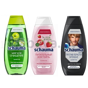 Шампунь Schauma, 360/370 мл, в ассортименте