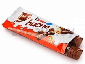 Вафельный батончик Ferrero Kinder Bueno, 43 г