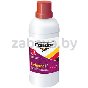 Грунтовка-концентрат акриловая Condor Tiefgrund LF, 0,5 кг