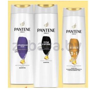 Шампунь Pantene, 360/400 мл, в ассорт.