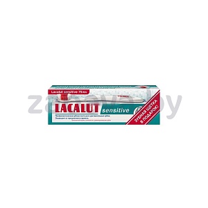 Набор для ухода за полостью рта Lacalut Sensitive (паста зубная, 75 мл + щетка зубная Soft)