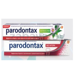 Зубная паста Parodontax «Экстракты трав» или без фтора, 75 мл