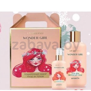 Гель д/душа и парфюм. спрей-мист д/тела Liv Delano, Wonder Girl, детск., 300+100 мл