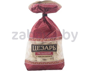 Пельмени «Цезарь» с мясом бычков, 750 г