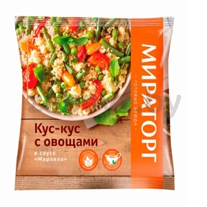 Кус-кус с овощами в соусе «Марокко», «Мираторг», 400 г