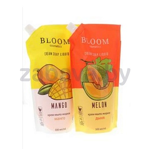 Крем-мыло жидкое Bloom cosmetics, 500 мл, в ассорт.