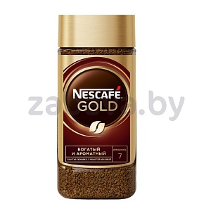 Кофе Nescafe Gold, растворимый с молотой арабикой, 190 г