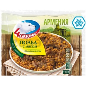 Полба с мясом «4 сезона», зам., 400 г