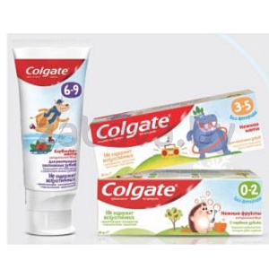 Детская зубная паста Colgate, 40/60 мл