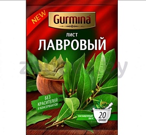 Лист лавровый Gurmina, сухой, 15 г