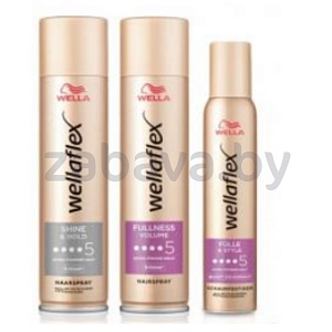 Лак или мусс для волос Wella Wellaflex, 250/200 мл