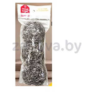 Набор губок металлич. «Умный выбор», 3 шт.