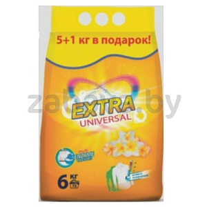Стиральный порошок Extra Universal, 6 кг