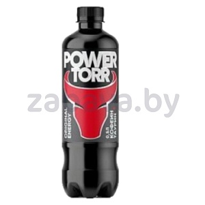 Напиток энергетический Power Torr Energy Black, original, газ., 0,5 л