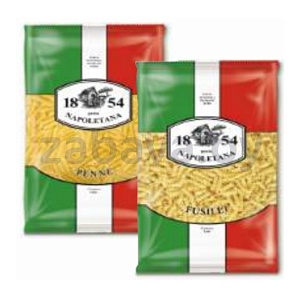 Макарон. изделия Pasta Napoletana, спирали/перья, в/с, 400 г