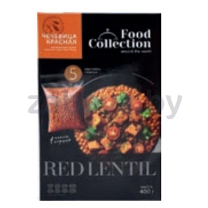Чечевица Food Collection, красная, 5 пак. для варки